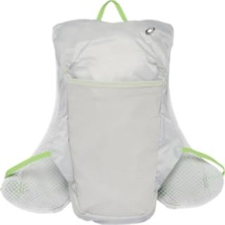 ASICS Unisex BACKPACK 8L Training Accessories, OS, GLACIER GREY/ELECTRIC LIME