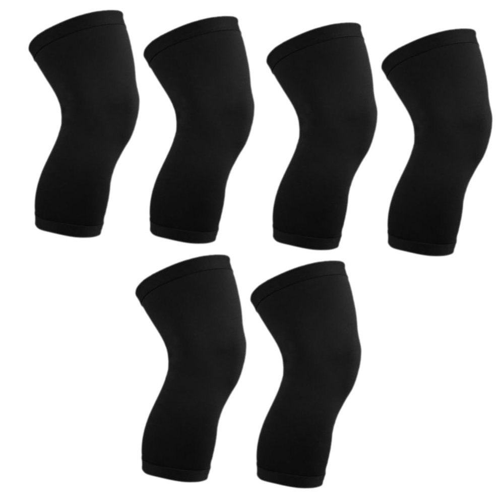 BESPORTBLE 3pairs Women Men Compression Sleeve Support Brace for Knee Athletic Exercise Sports Braces for Meniscus Tear Running Badminton Hiking Pad