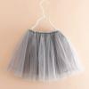AIMAOMI Toddler Baby Girls Mesh Lace Tutu Skirt Summer Princess Princess Dresses Kids Birthday Party Skirts (Grey, 6-7 Years) view 3