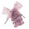 1Pair 120CM Width 4cm Flat Silk Satin Shoestrings Ribbon Shoe Laces Sneakers Sport Shoes Lace Bow Women Shoelaces (Color : Hot pink) view 1