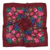 Headscarf For Women National Printed Small Scarf Shawl Luxury Female Floral Bandana Ladies Kerchief Wraps Square (Color : TJ01 Burgundy) view 1
