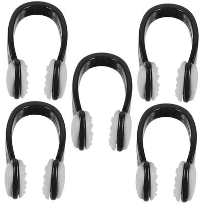 Mobestech 5pcs Swim Boy Girl Nose Plugs Silicone Swimming Nose Clip Boys and Girls for Swimming Pool