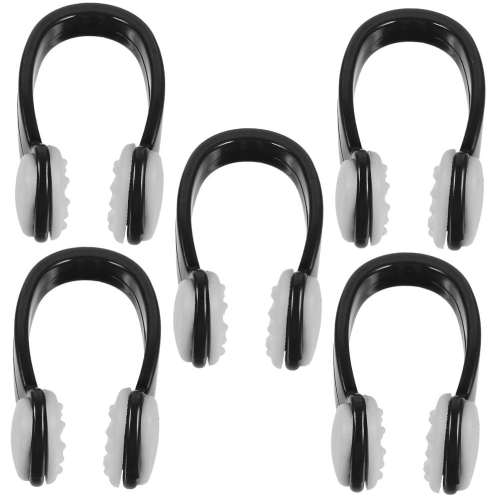 Mobestech 5pcs Swim Boy Girl Nose Plugs Silicone Swimming Nose Clip Boys and Girls for Swimming Pool