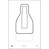 100 Pk, Paper FBI Modified Qit Qualification Center Mass Target Gray. Size: 23" X 35" view 1