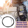 ACROPIX Universal 600cm 20FT 33C/3300 Marine Boat Throttle Shift Control Cable Black with Fastening Head for Yamaha Outboard Engine - Pack of 1 view 2