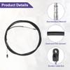 ACROPIX Universal 600cm 20FT 33C/3300 Marine Boat Throttle Shift Control Cable Black with Fastening Head for Yamaha Outboard Engine - Pack of 1 view 3