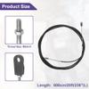 ACROPIX Universal 600cm 20FT 33C/3300 Marine Boat Throttle Shift Control Cable Black with Fastening Head for Yamaha Outboard Engine - Pack of 1 view 4