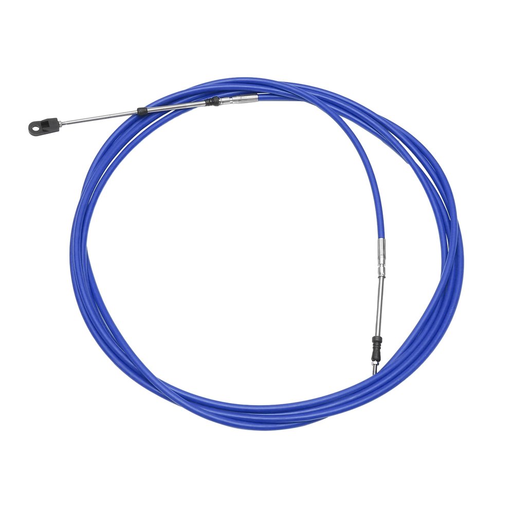 ACROPIX Universal 600cm 20FT 33C/3300 Marine Boat Throttle Shift Control Cable Blue with Fastening Head for Yamaha Outboard Engine - Pack of 1