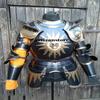 ARTIZANSTORE Medieval Larp Fantasy Skull Half Body Armor Suit/Knight Cuirass With Pauldrons/Arm Guards Cosplay & Roleplay Costume Half Body Halloween Costume view 1