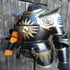 ARTIZANSTORE Medieval Larp Fantasy Skull Half Body Armor Suit/Knight Cuirass With Pauldrons/Arm Guards Cosplay & Roleplay Costume Half Body Halloween Costume view 2