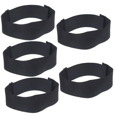 Kisangel 5pcs Elastic Shin Guard Hockey Strap Shin Guard for Goalkeeper Slip Hockey Pad
