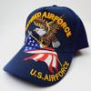 Air Force Retired Baseball Cap Navy Blue Embroidered view 2
