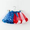 Baby Girl Tutu Skirt Toddler Girls Tulle loomers and Headband First Birthday Cake mash Outfits (Red, 2-4 Years) view 2