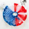 Baby Girl Tutu Skirt Toddler Girls Tulle loomers and Headband First Birthday Cake mash Outfits (Red, 2-4 Years) view 3