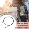 ACROPIX Universal 400cm 13FT 33C/3300 Marine Boat Throttle Shift Control Cable Blue with Fastening Head for Yamaha Outboard Engine - Pack of 1 view 2