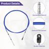 ACROPIX Universal 400cm 13FT 33C/3300 Marine Boat Throttle Shift Control Cable Blue with Fastening Head for Yamaha Outboard Engine - Pack of 1 view 3