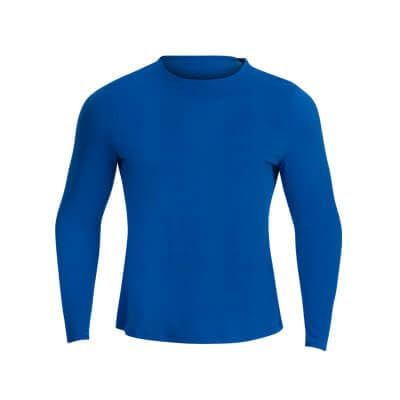 Dolfin Men's Royal Crew Neck Long Sleeve Rash Guard Royal M