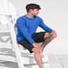 Dolfin Men's Royal Crew Neck Long Sleeve Rash Guard Royal M view 3