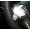 LIANFMX Hand-Stitched Black Leather Car Steering Wheel Covers, for Citroen C4L C4 view 4
