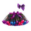AIMAOMI Baby Infant Girls Fluffy Soft Tutu Skirt and Headband Suit Baby Tutu Girls Cotton Skirts Hairpin (Multicolor, 2-4 Years) view 1