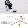 XHTLLO 3Pcs Ice Fishing Tip-Up, Portable Ice Fishing Rod Flag, High Efficiency Stability Fishing Tip Up Flag, Fishing Flag for Outdoor Winter River view 3