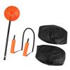 XHTLLO Retractable Ice Awls, Portable Retractable Ice Awls with Ergonomic Handle, Sturdy Ice Fishing Picks with Knee Pads, Ice Fishing Accessories view 1