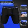 Exxact Sports Rebel 5-Pad Youth Football Girdle with Cup Pocket, Lightweight Padded Compression Shorts with Integrated Hip, Thigh, Tailbone Pads, Boys Girdle Football (Black, YXL) view 2