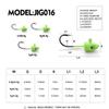 Cuoyuqie 25pcs Jig Head Hooks Bass Rig Crappie Lures Saltwater Head 3/16oz view 2