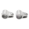 2PCS Bimini Top Jaw Slides, 16 Stainless Steel Removable Hinged Jaw Slides, Hardware Jaw Slide Clamp Bimini Top Hinged Slide Fitting Hardware Marine Boat Yacht Tube Rail Accessories for Boat Bimini view 1
