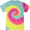 Colortone Pigment Tie Dye 100% Cotton T-Shirt for Kids 14-16, Large, Blast view 1