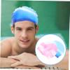KOMBIUDA 2pcs Swim Caps for Men and Women -Skid Design Lightweight and Flexible for Hair Comfortable and Stylish Swimming Accessory view 2