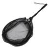 Floating Fishing Net, Foldable Fishing Net Collapsible Nets for Safe Catch Release Compact Foldable for Easy Transportation Storage (Black view 3