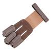 KOMBIUDA Finger Cover Recurve Stringer Saddle Hunting Accessories Cow Leather Protective Cover Sports Gear view 1