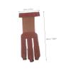 KOMBIUDA Finger Cover Recurve Stringer Saddle Hunting Accessories Cow Leather Protective Cover Sports Gear view 2