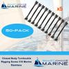 Smart Choice Marine Closed Body Turnbuckle Rigging Screw 316 Marine Stainless Steel Choose Size and Quantity (M12 12mm (1/2"), 50-Pack) view 2