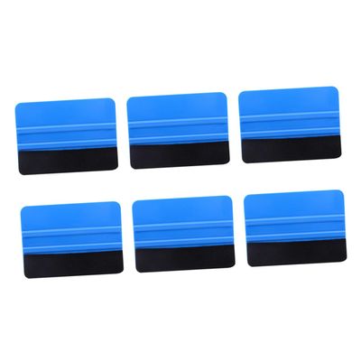 FELTECHELECTR 6pcs Car Windshield Film Scraper Durable Squeegee for Window Tinting Vinyl Application and Auto Detailing Safe for Glass and Paint Surfaces