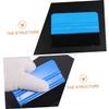 FELTECHELECTR 6pcs Car Windshield Film Scraper Durable Squeegee for Window Tinting Vinyl Application and Auto Detailing Safe for Glass and Paint Surfaces view 4