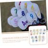 Anneome 9pcs Golf Club Covers Durable Wear-Resistant Putter Elastic Design for Scratch Multi-Color for Men and Women view 2
