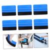 GRIRIW 6pcs Vehicle Window Film Scrapers Durable Plastic Scraping Tools for Windshield Tinting Vinyl Wrap Application and Glass Cleaning Non-Scratch Easy to Use view 2
