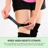 CALLARON 2 Sets Women's Boots Anti Drop Strap Over- Elastic Cords Adjustable Boot Straps Anti-Exposure s s for Thigh High s Elastic s for Fixing Bra view 4