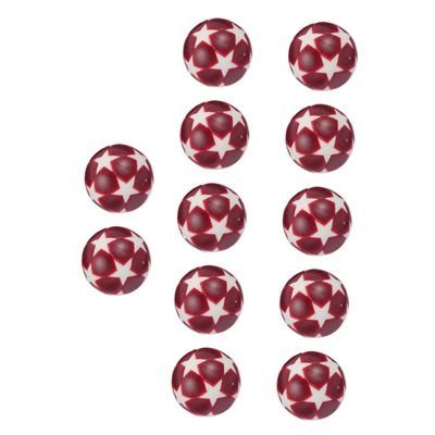 KOMBIUDA 12pcs Desk Foosball Table Footballs for Desktop Soccer Games Lightweight and Compact for Family Fun and Easy Replacement