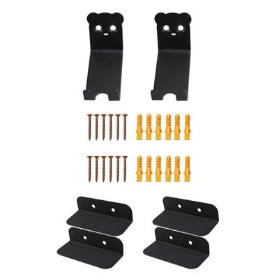 Anneome 2sets Bike Wallmount Skid Bike Racks Easy to Install Ceiling Hooks Cycle Accessory for Home