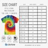 Colortone 100% Cotton Tie Dye T-Shirt for Kids 14-16, Large, Multi Rainbow view 2