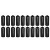 Anneome 20pcs Billiards Rod Protective Cover Cue Cover Shockproof Billiard Cue Tip Scuffer Accessories Pool Supplies