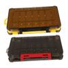 Anneome Fishing Lure Case 2pcs Multi-grid Portable Gear Box Translucent Lid Easy to Identify view 1