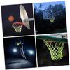 Anneome Fluorescent Basketball Net Outdoor Dark Mesh Replacement for Basketball Hoops Standard Nylon for Conditions for Youth and Full view 2