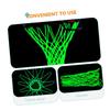 Anneome Fluorescent Basketball Net Outdoor Dark Mesh Replacement for Basketball Hoops Standard Nylon for Conditions for Youth and Full view 3