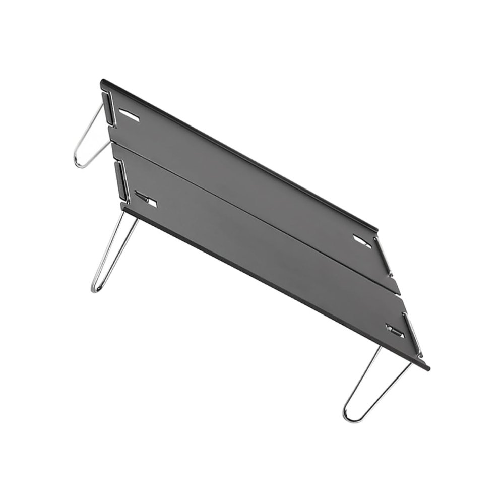 BIUDECO Folding Camping Table Aluminum Folding Table Detachable Easy-Carrying Sturdy Outdoor Desk