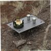 BIUDECO Folding Camping Table Aluminum Folding Table Detachable Easy-Carrying Sturdy Outdoor Desk view 2