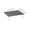 BIUDECO Folding Camping Table Aluminum Folding Table Detachable Easy-Carrying Sturdy Outdoor Desk view 3